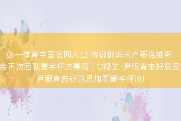 必一体育中国官网入口 传说训诲米卢蒂诺维奇：我信赖中国队会再次回到寰宇杯决赛圈｜C视觉·尹眼直击好意思加墨寰宇杯(6)